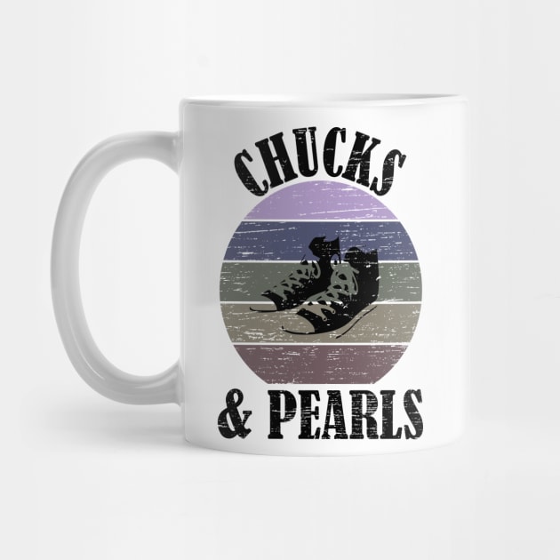 Chucks and Pearls Vintage by Mathew Graphic